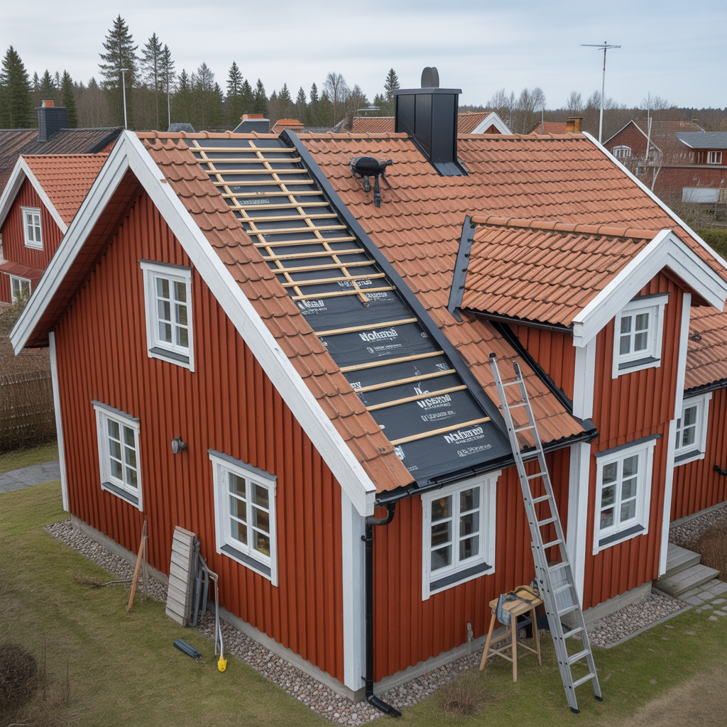 byta nockband pa takpannor kostnad 2026 och guide
